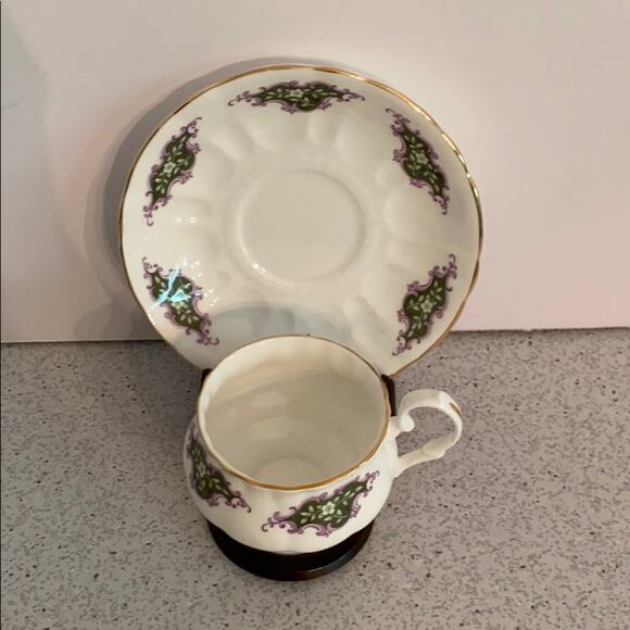 Ashley Bone China tea cup & saucer set English Porcelain Floral Pattern - Picture 4 of 8